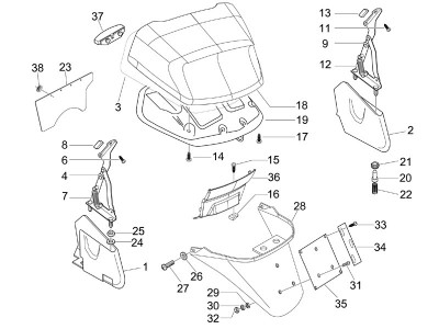 Καπάκια πίσω - Λασπωτήρας